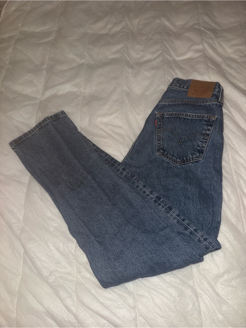 Levi's Women's Straight Leg Jeans - Medium Blue Wash